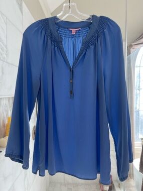 Lilly Pulitzer silk blouse M EUC